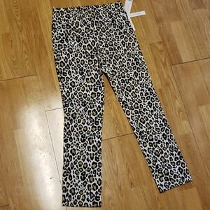NWT Joe B leopard print ankle jeggings XS